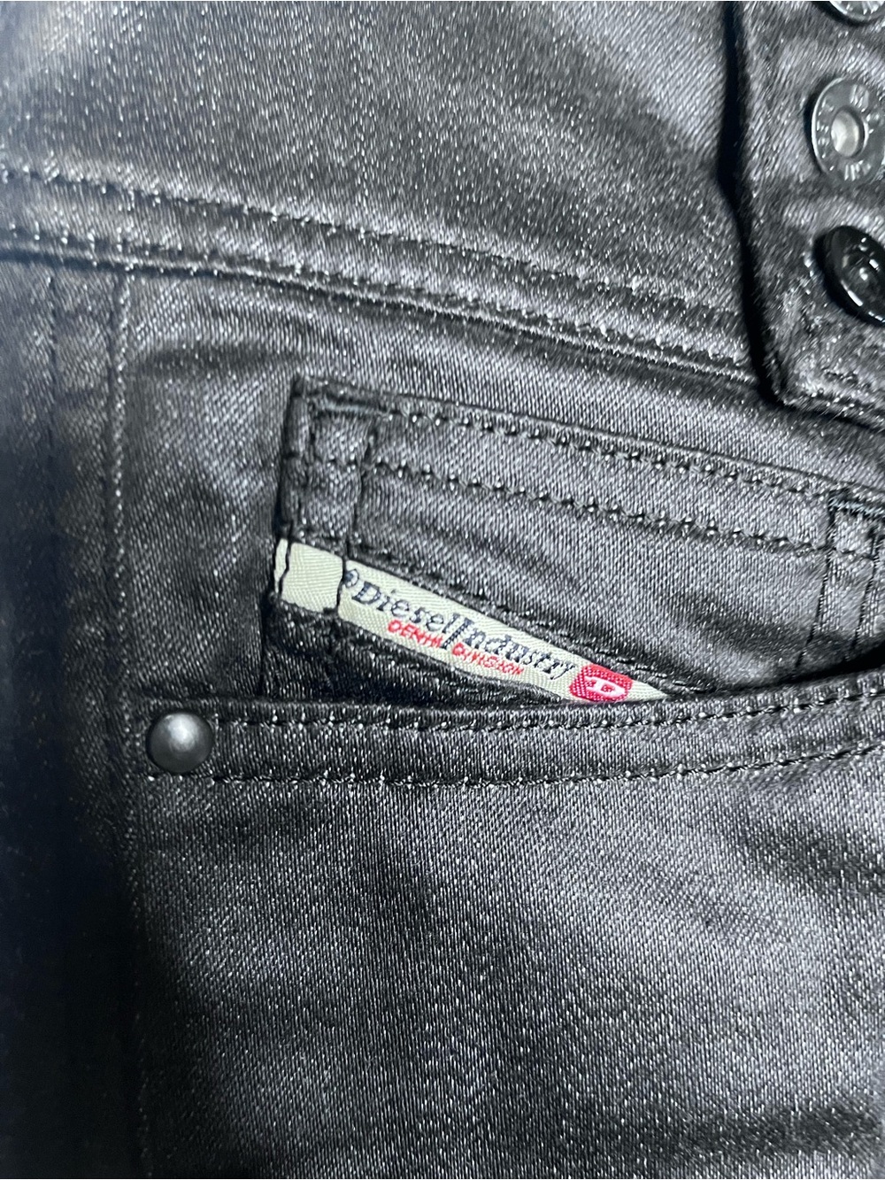 Diesel Black Boot Cut Jeans - Picture 5 of 13